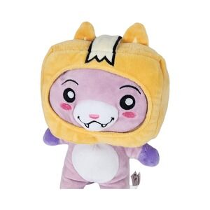 LankyBox Foxy Plush Sound Toy Stuffed Animal Purple Yellow Hooded Character